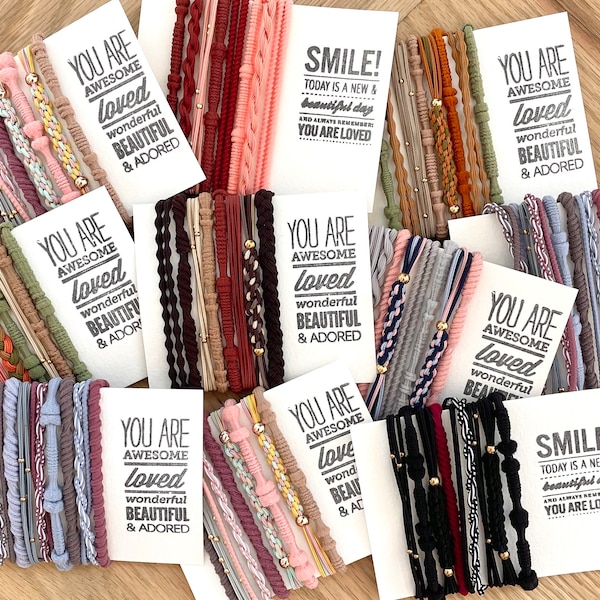 Boho Hair Tie cards