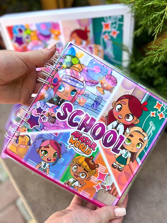 School Avatar World Busy Book – Educational Activity Busy Book for Kids, Screen Free Play, Gift Box