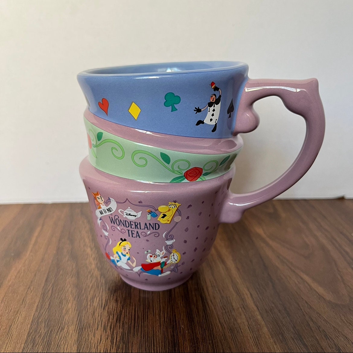 Paul Cardew Alice in Wonderland Mad Hatter Tea Party Mugs - CLEARANCE SALE  50% OFF!