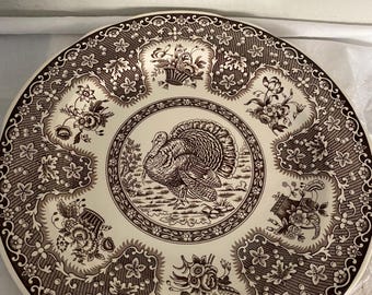 Vintage Spode Festival Brown Dinner Plates