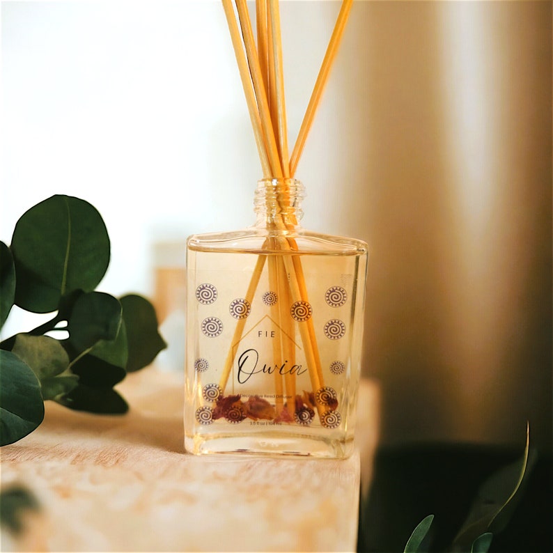 Fragrance Natural Reed Diffuser Owia Tropical Citrus Scent 3.5 Oz ...