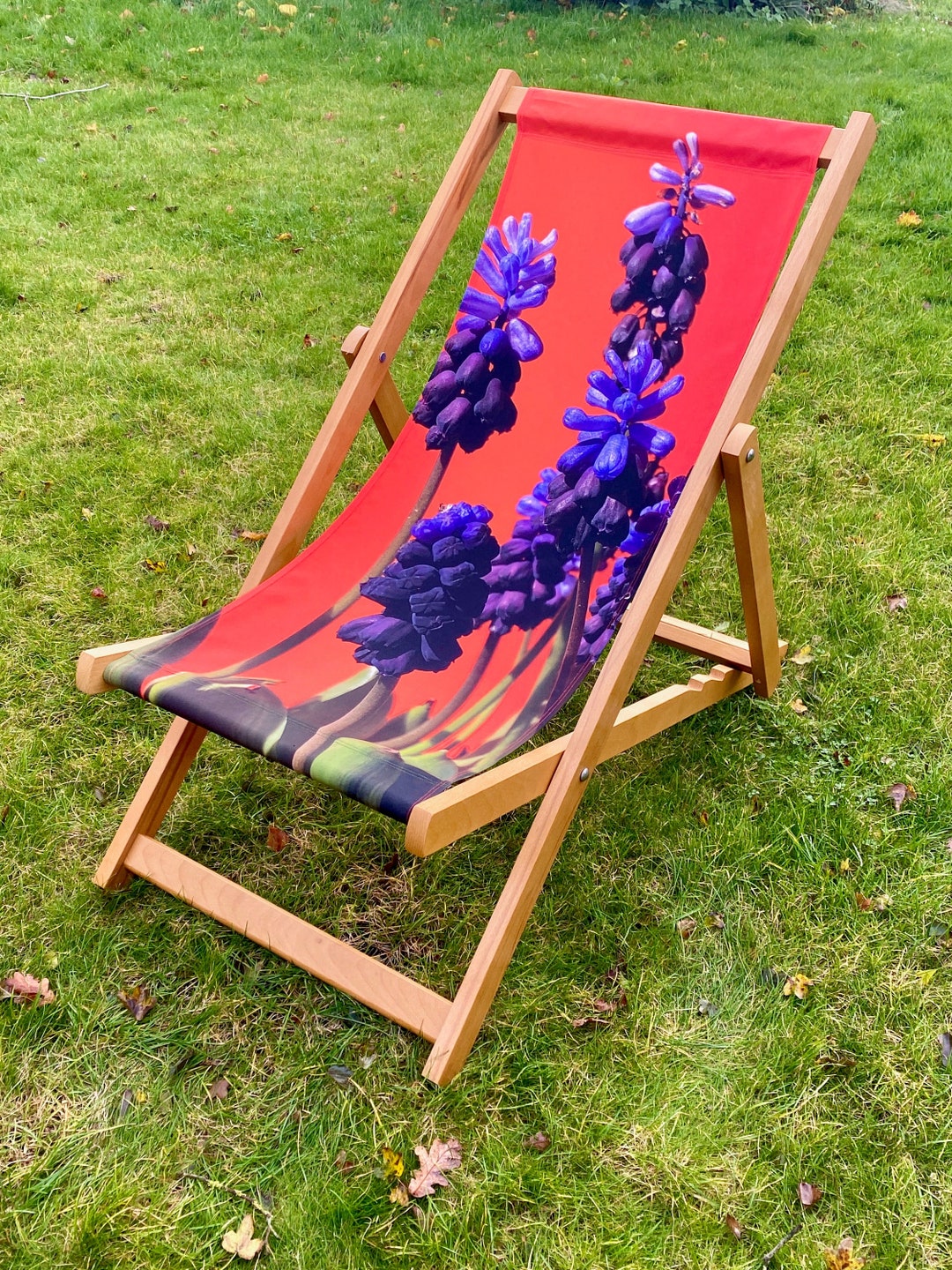 Sitting Pretty Deck Chair Canvas Sling Etsy
