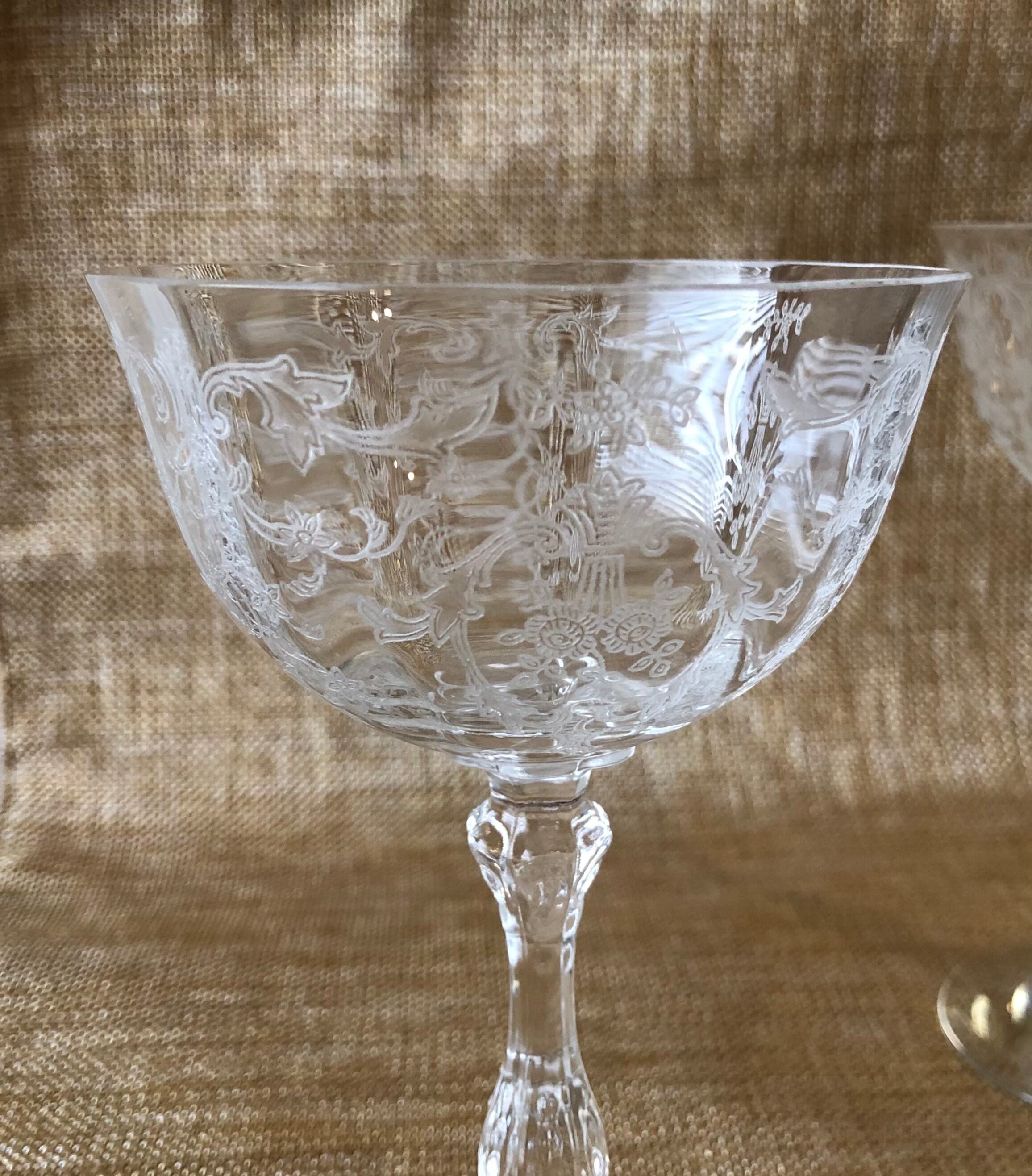 Fostoria Navarre Clear Liquor Cocktail Set of Four Etsy