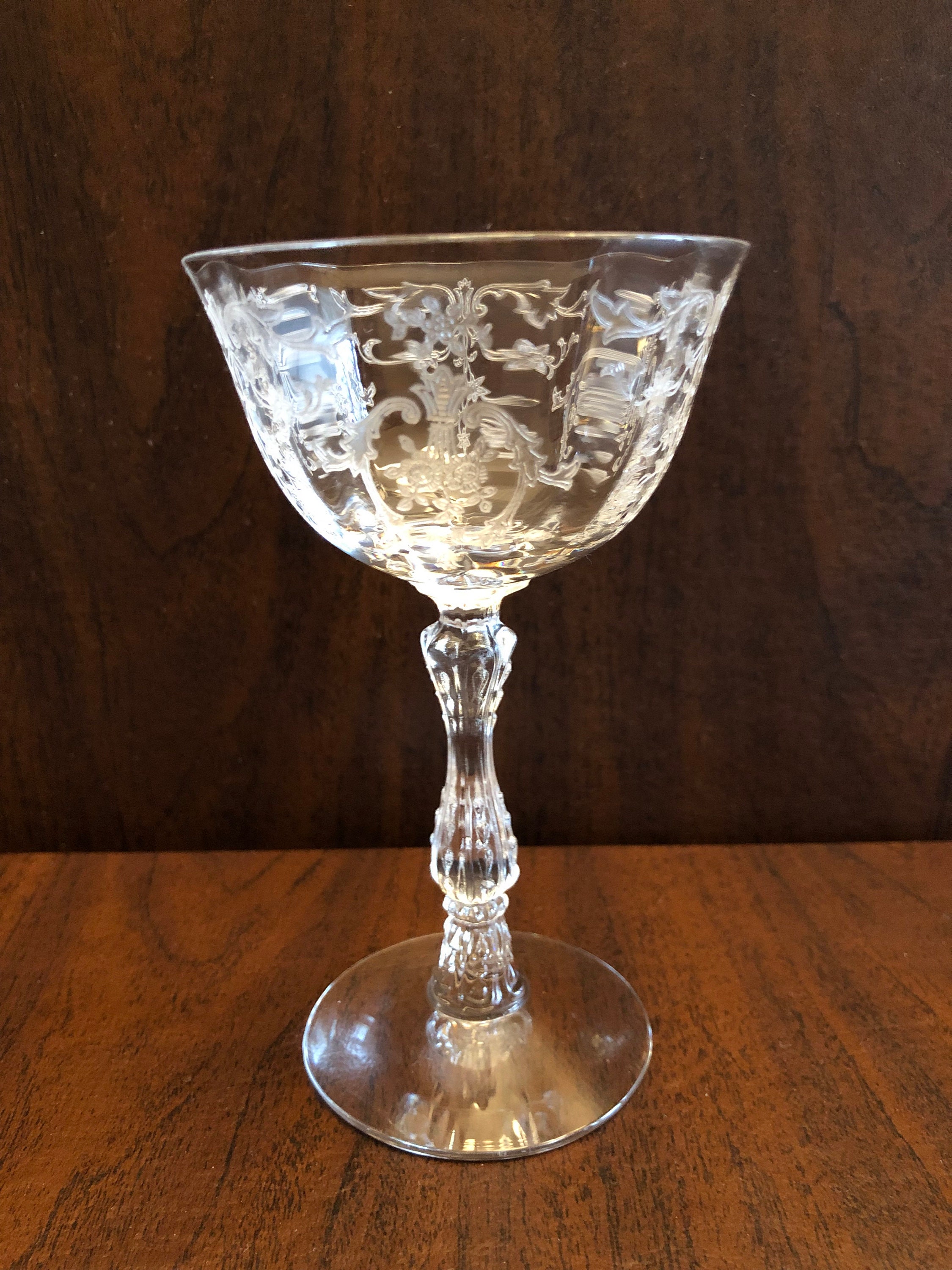 Fostoria Navarre Clear Liquor Cocktail Set of Four Etsy