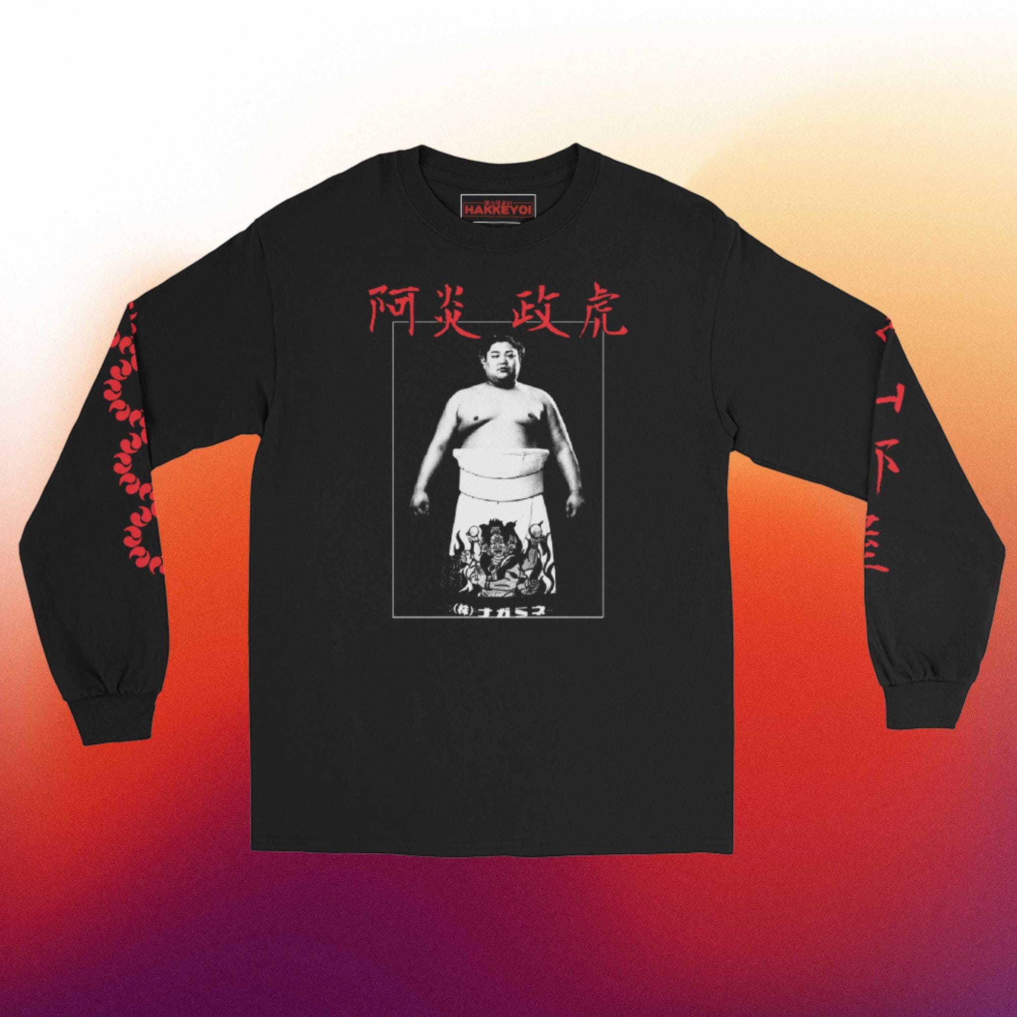 snow piles up T-shirt Black – tanakadaisuke