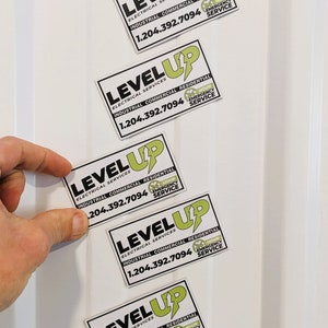 Benutzerdefinierte Druck Magnet Visitenkarten Größe 3,5 x 2 Zoll personalisierte wasserdicht langlebig