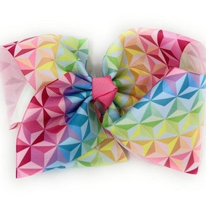 Regenbogen Texas Größe Baby Haarschleife mit Krokodilklemme, bunte Kleinkind Haarspange, Zopfschleifen, Schulmädchen Schleife, pastellfarbene Haarschmuck
