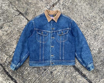 ジャケット・アウター 70'S-80'S VINTAGE Lee Storm Rider Vintage 70s Lee Storm Rider Blanket Lined Denim Jacket - Etsy