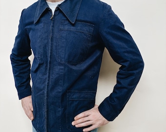 Vintage 1970s French Workwear Jacket - Etsy