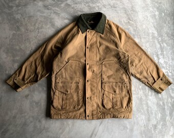 Giacca vintage da cacciatore in lino e stoffa di latta "Filson" / ヴィンテージ『フィルソン』ティンクロス リネン ハンタージャケット