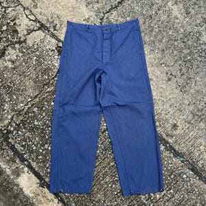 French Blue Work Pants - Etsy