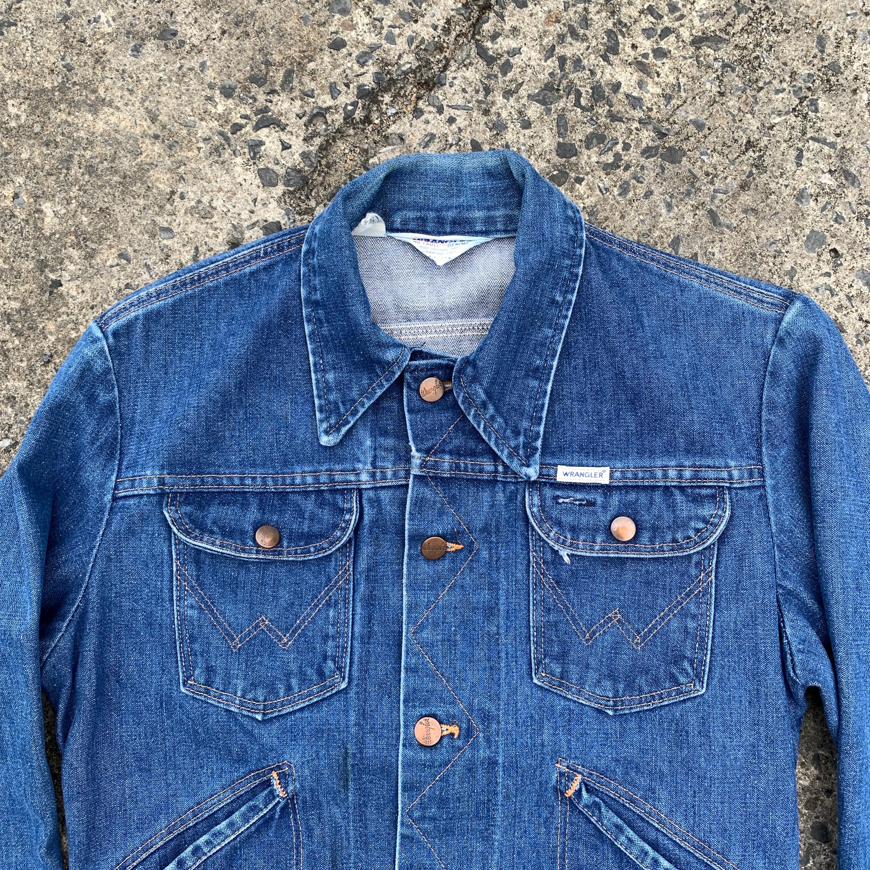 S*)様 80s USA wrangler boa denim jacket 80s USA Wrangler No Fault Denim Jacket / 1980年代 アメリカ製