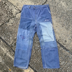 Vintage French Work Pants 1940s - Etsy