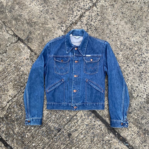 70〜80s Wrangler 126MJ NV Denim Jacket Vintage 70s Wrangler 126MJ Jacket Size 40 No Fault Denims