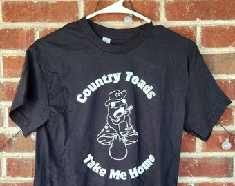 Country Toad T-Shirt: Punny Graphic Tee
