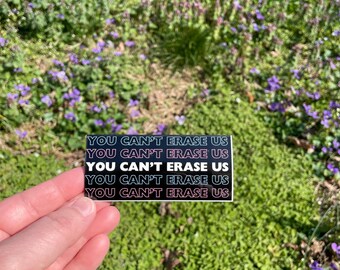 You Can't Erase Us