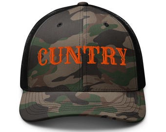 Stijlvolle camouflage-truckerhoed