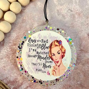Car Freshie, Air Freshener, Car Decor, Bad Humor Freshie, Glitter, Car Freshie, Car Accessory, Car Freshy, Car Charm, Vintage Pinup Freshie