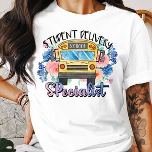 Schüler Lieferung Fachmann Shirt, Schulbus Fahrer Shirt, süßes Lehrer Geschenk, Zurück zu Schule T-Shirt, Wertschätzung Shirt für Erzieher