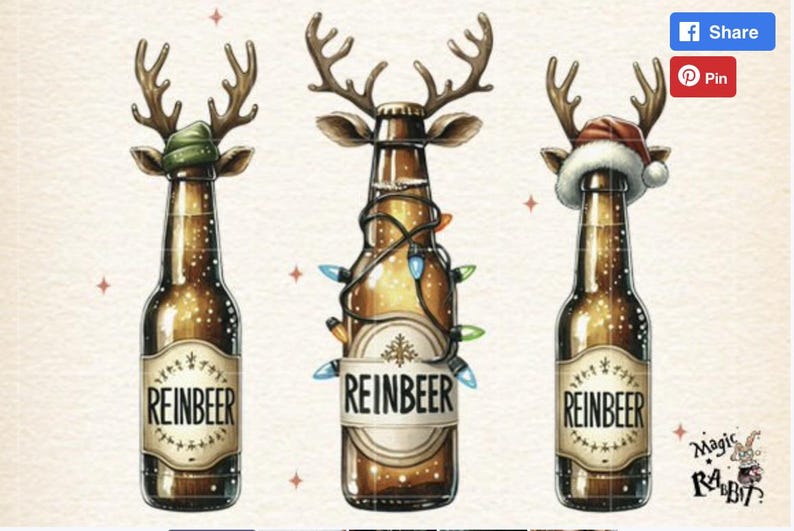 Beer Christmas,funny Christmas PNG Funny Christmas Reindeer Beer PNG