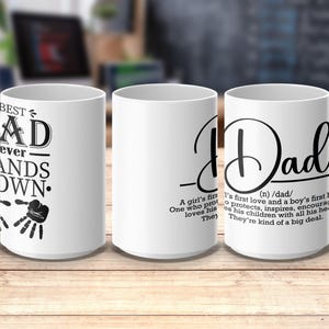 Definizione di papà Tazza da caffè Wrap PNG, Tazza da caffè digitale Wrap, Tazza da caffè regalo per la festa del papà, Tazza da 11oz 15oz Wrap, Download digitale immagine 3