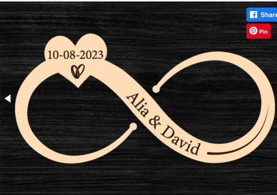 Infinity Sign Laser Cut Bundle Infinity Love SVG Bundle