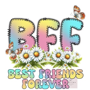 BFF Best Friends Forever-sublimatie-png-bestand Beste vrienden voor altijd png-bestand BFF beste vrienden shirts ontwerp Friendship Day png besties shirt png