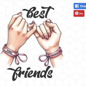 Besties Beste Freunde Sublimation PNG Besties PNG Bild Blitz Leopard Bester Freund Design Pinky Versprechen Beste Freunde png Besties png