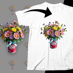 Dr Pepper Flower Bouquet - Etsy