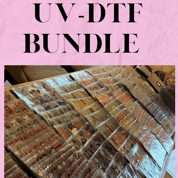 Paquete sorpresa de envoltorios para vasos UV DTF de 16 oz (5/10/15/20/30/40/80 unidades)