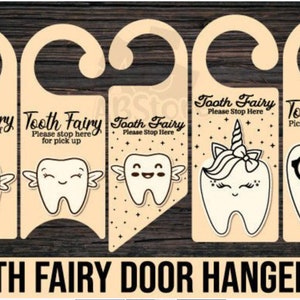 Accroche-porte fée des dents Fichier laser Fichier laser fée des dents Fichier SVG Fichier Glowforge Accroche-porte fée des dents Fichier SVG Accroche-porte