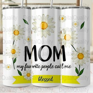 Mom Tumbler Wrap PNG, Mom Skinny Tumbler Design, Floral Tumbler Design, digitaler Download Tumbler Wrap, 20oz Tumbler Wrap PNG Free BONUS