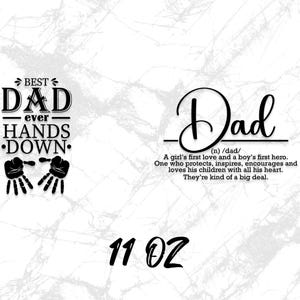 Definizione di papà Tazza da caffè Wrap PNG, Tazza da caffè digitale Wrap, Tazza da caffè regalo per la festa del papà, Tazza da 11oz 15oz Wrap, Download digitale immagine 4