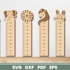 Dieren groei grafieken bundel Svg SVG bundel voor Glowforge kinderkamer Cricut Vector baby kinderkamer svg dieren kinderkamer svg