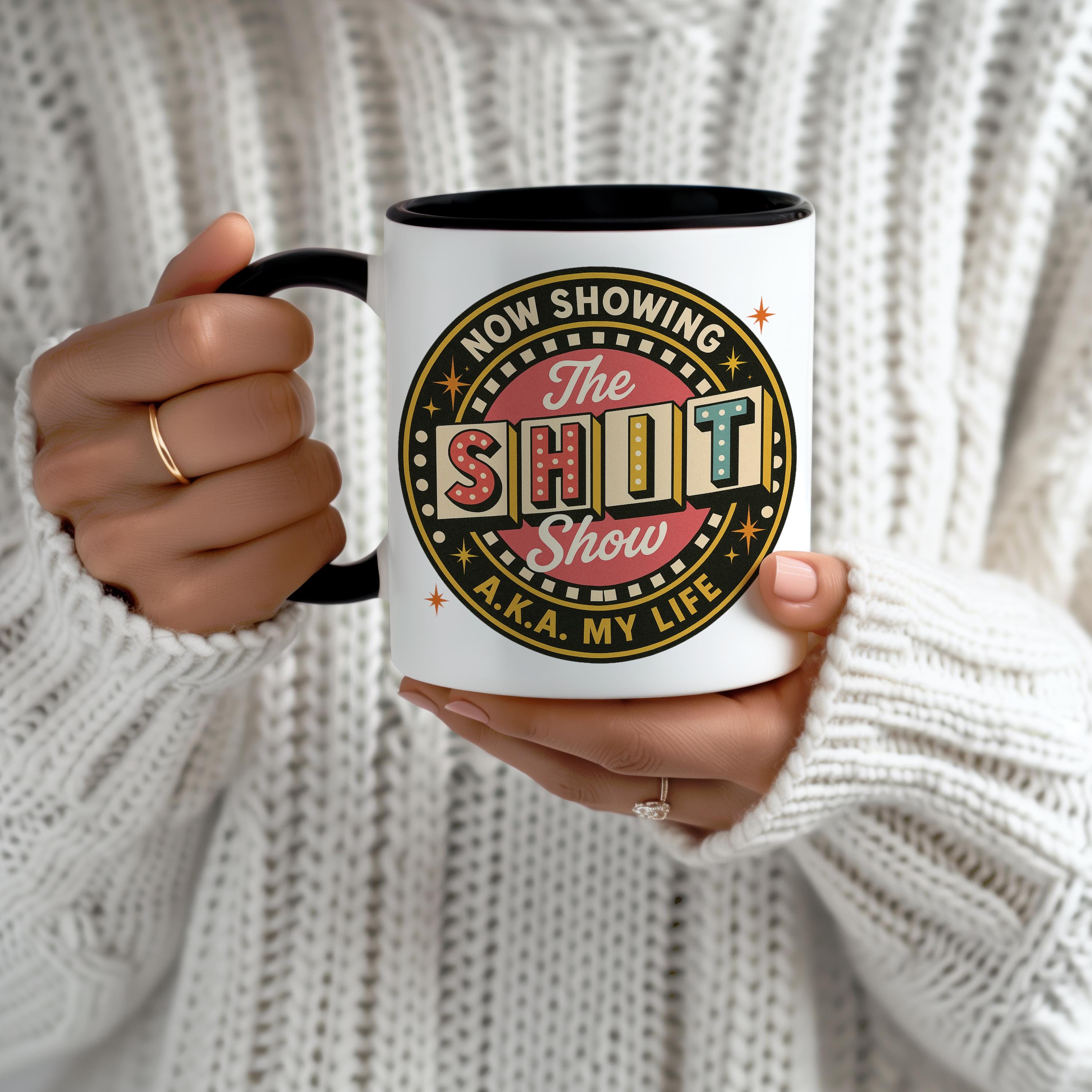 Shit Show Button The Shit Show PNG | Funny Marquee Sign Clipart | Retro Circus Life ...
