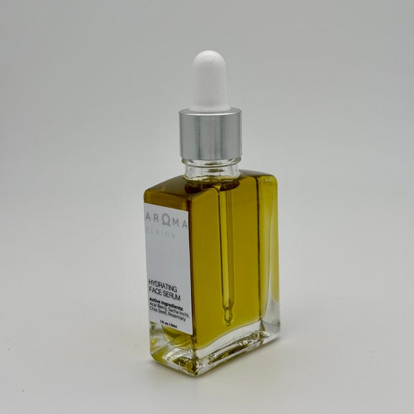 Sérum visage hydratant ELAION par AROMA, huile visage éclaircissante, anti-âge, ingrédients 100 % naturels, non comédogène, fabriqué en Australie