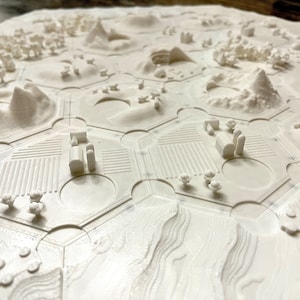 3D Printable STL compatible with Settlers of Catan (magnetic compatible)