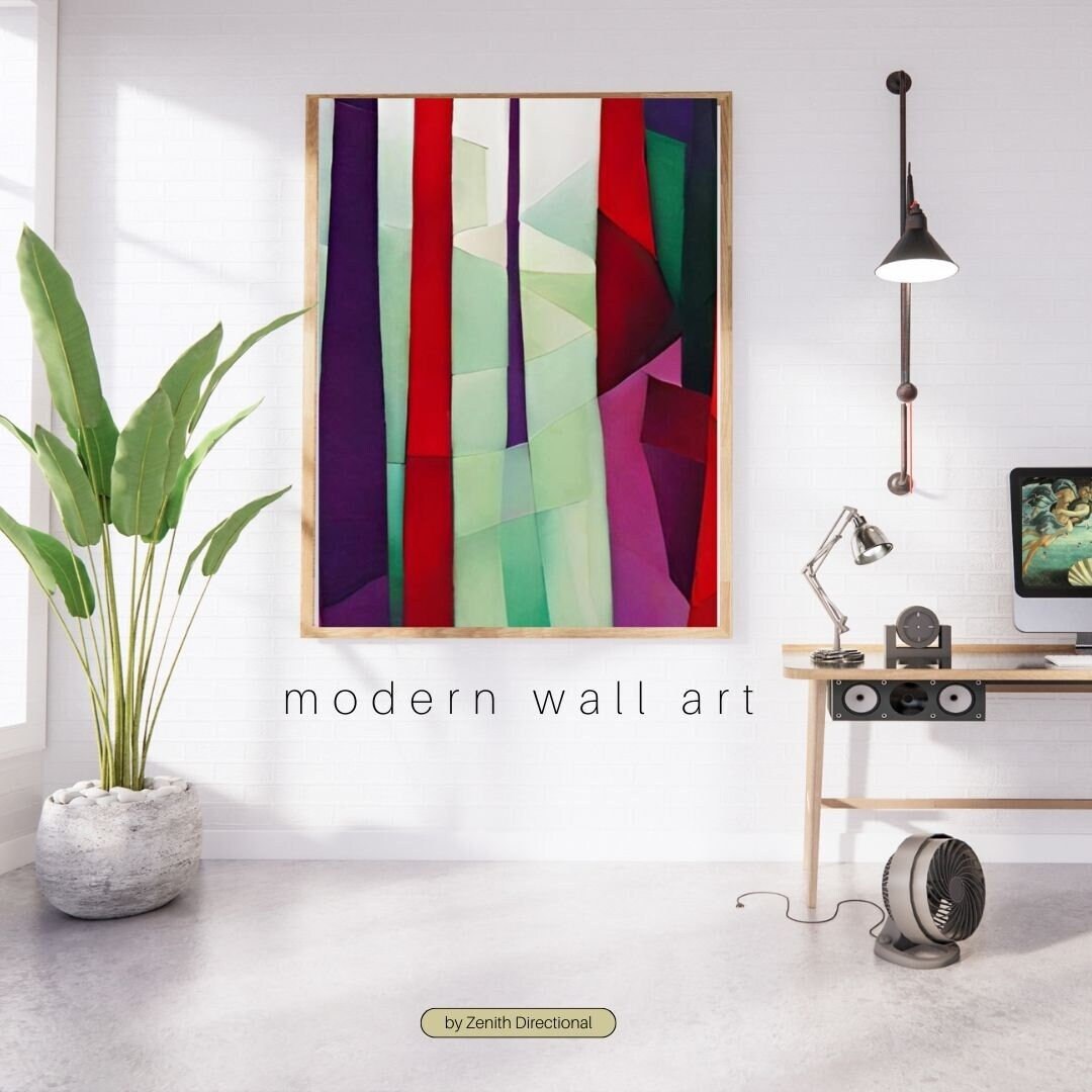 Picture Idea: Abstract Expressionism Canvas Print Bold Modern Wall Art