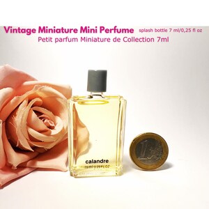 Mini-ParfümCalandre Eau de Toilette 7,5 ml aus dem Jahr 1969, Miniatur-Sammelflasche, ohne Box verkauft