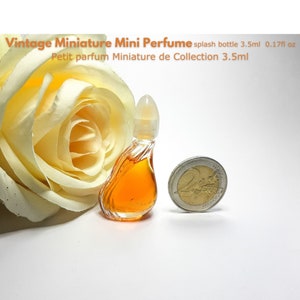 Women&#39;s perfume GOLDEN DROP by Reichenbach Miniature de Parfum Vintage Mini Mignon collectible, 3.5 ml, sold without the box