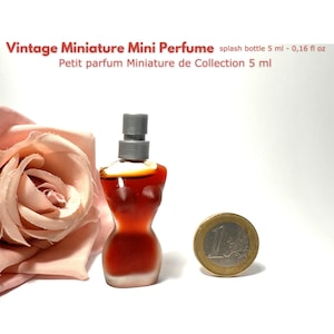 mini frasco Jean Paul Gaultier, perfume miniatura 3,5 ml l Vendido sem caixa | retro vintage colecionável | ano 1990