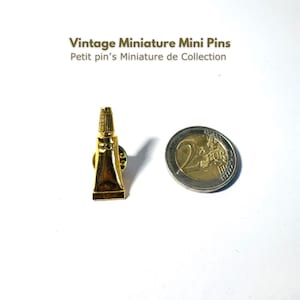 Small Vintage Signed Brooch | Lapel Pin | Tie Pin | Vintage Collectible Miniature Charm | 1980s