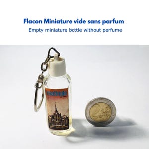 petit flacon MATINALE de Vigny Porte clefs | flacon de 4ml non rempli | cologne miniature vintage de collection | sans boîte