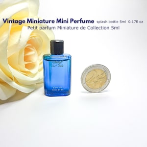 DAVIDOFF Cool Water mini perfume, miniature small Edt bottle 5 ml 0.17 fl. oz, men&#39;s perfume, year 1988, sold without box
