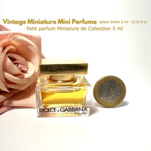 THE ONE Dolce&Gabbana| perfume for women | Collectible vintage miniature perfume | 5 ml 0.17 fl oz | sold without box
