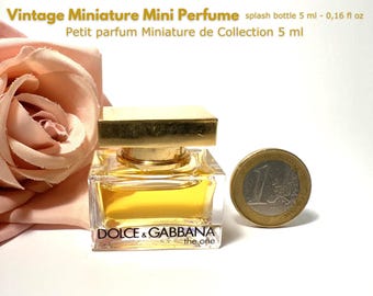 THE ONE Dolce&Gabbana| perfume for women | Collectible vintage miniature perfume | 5 ml 0.17 fl oz | sold without box