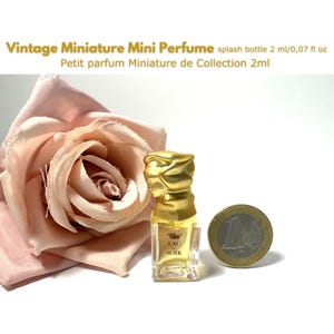 Vintage Eau du Soir Sisley EAU DE TOILETTE Miniatur|  2 ml 0,07 fl. Unze. oz| altes Blumenparfüm für Frauen | Jahr 1990 | Verkauft mit der Box
