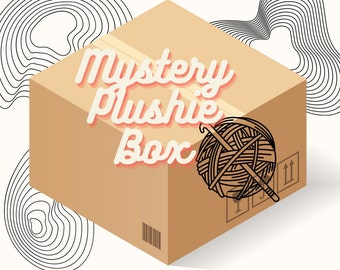 Mystery Plushie Box - Mystery Knuffels - Handgemaakte knuffel - Verrassingsdoos - Lucky Box - Schattige Amigurumi knuffel