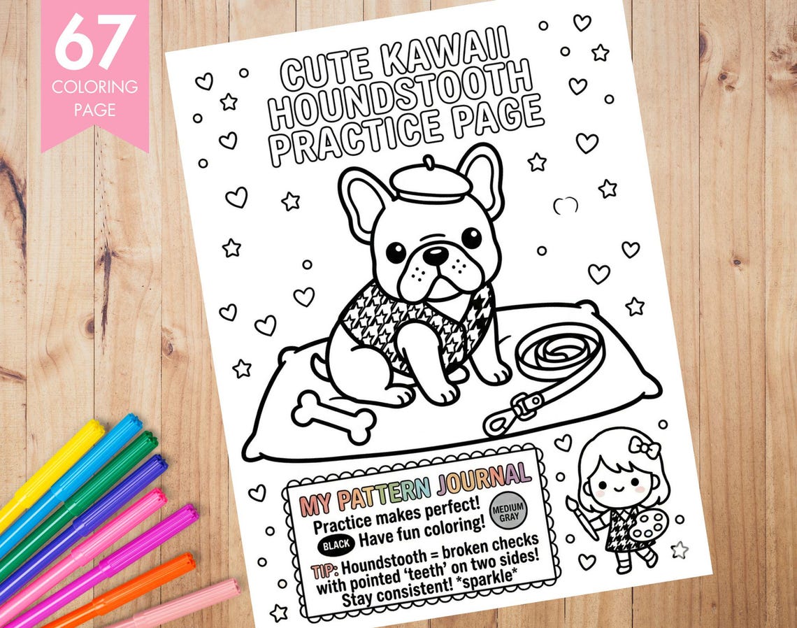 How to Color Stuff Tutorial Book, 65 Pages, Bold Patterns Textures ...
