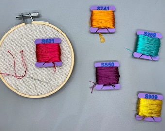 DMC Satins Set (S211-S5200) - Förnumrerade broderigarnspolar (60 garnspolar i specialfärger)